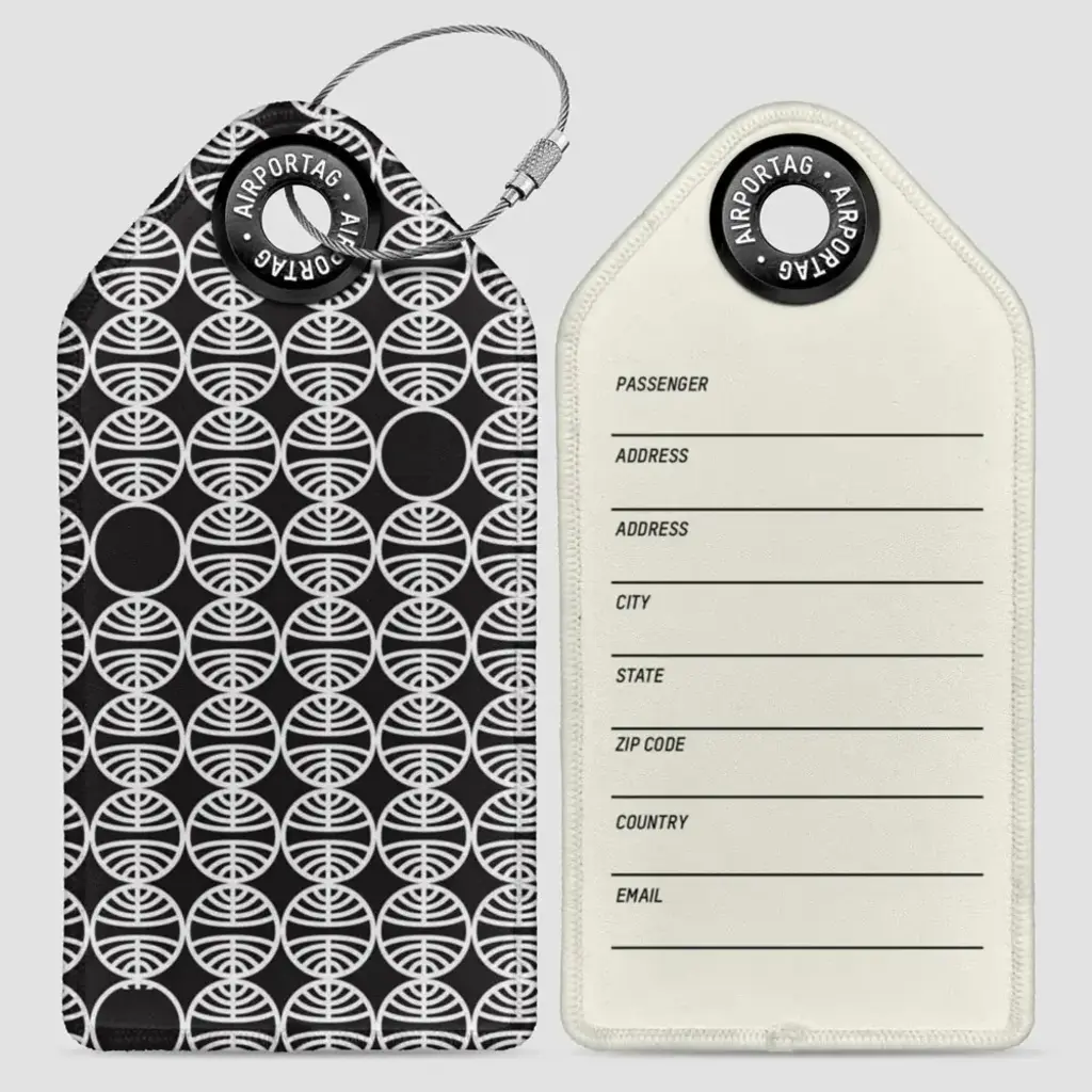 WHAT-2  Pan Am Globe Luggage Tag