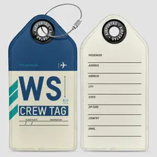 WHAT-2 WS Crew Luggage Tag