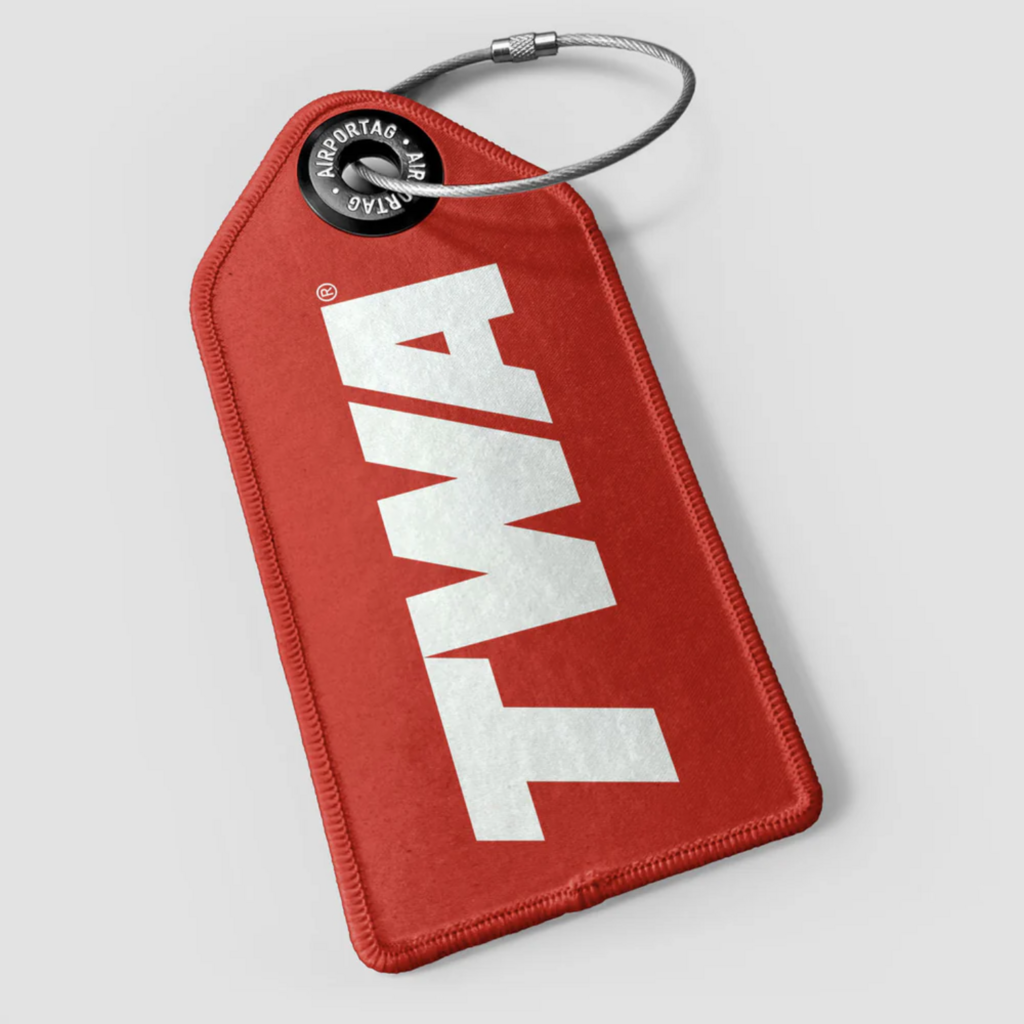 WHAT-2 TWA Luggage Tag