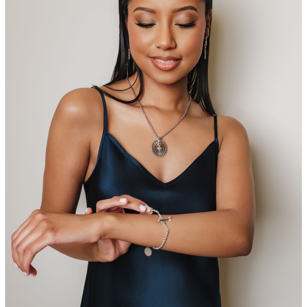 WHDB-  Airplane Bracelet in Silver