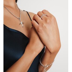 WHDB- Airplane Pendant in Silver