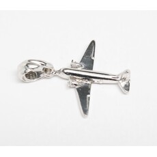 WHDB- Airplane Pendant in Silver