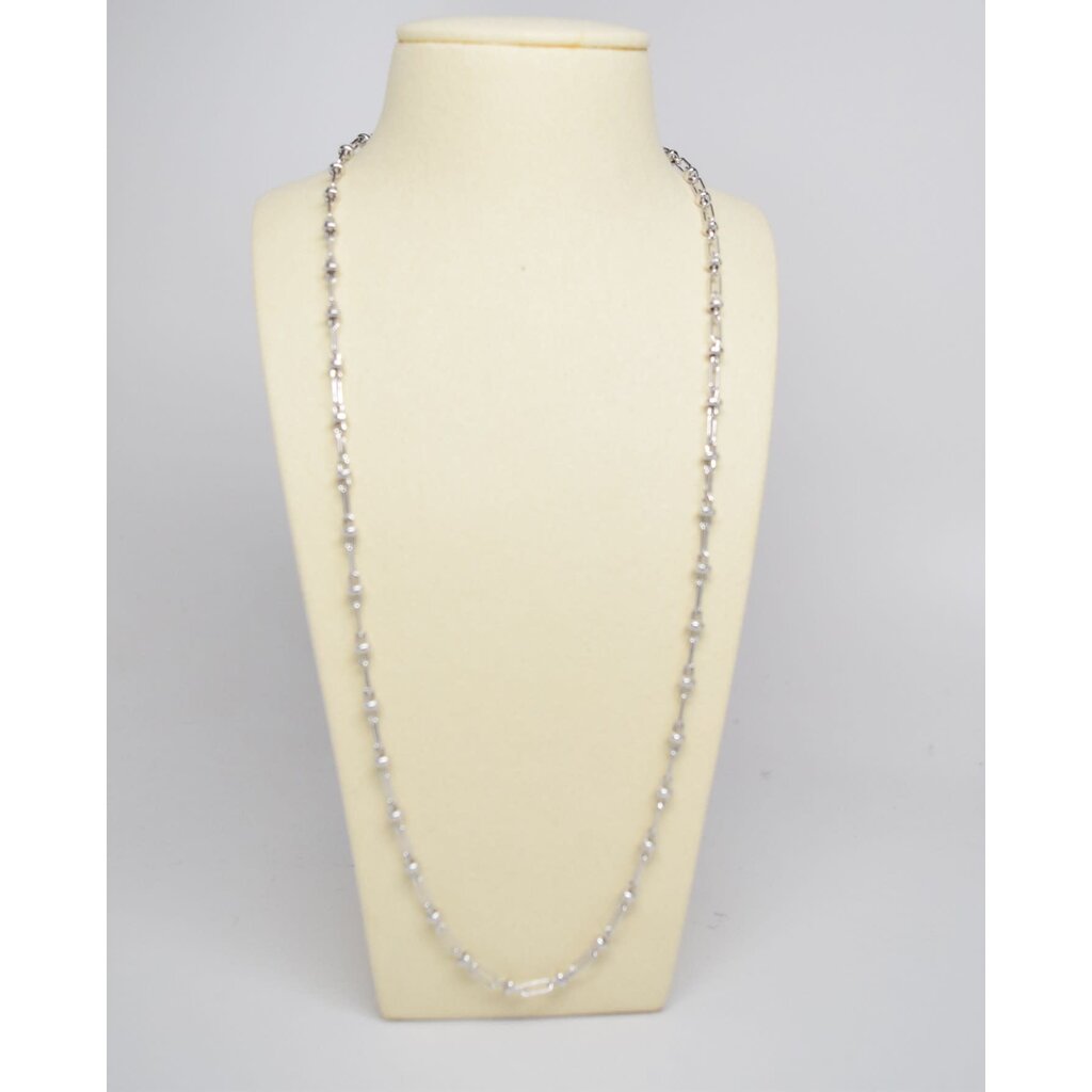 WHDB- Bella Necklace 20"-22" in Silver