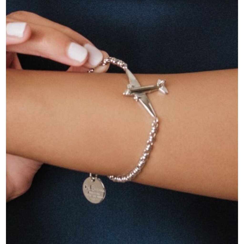 WHDB-  Airplane Bracelet in Silver