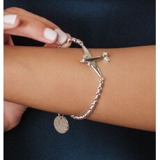 WHDB-  Airplane Bracelet in Silver
