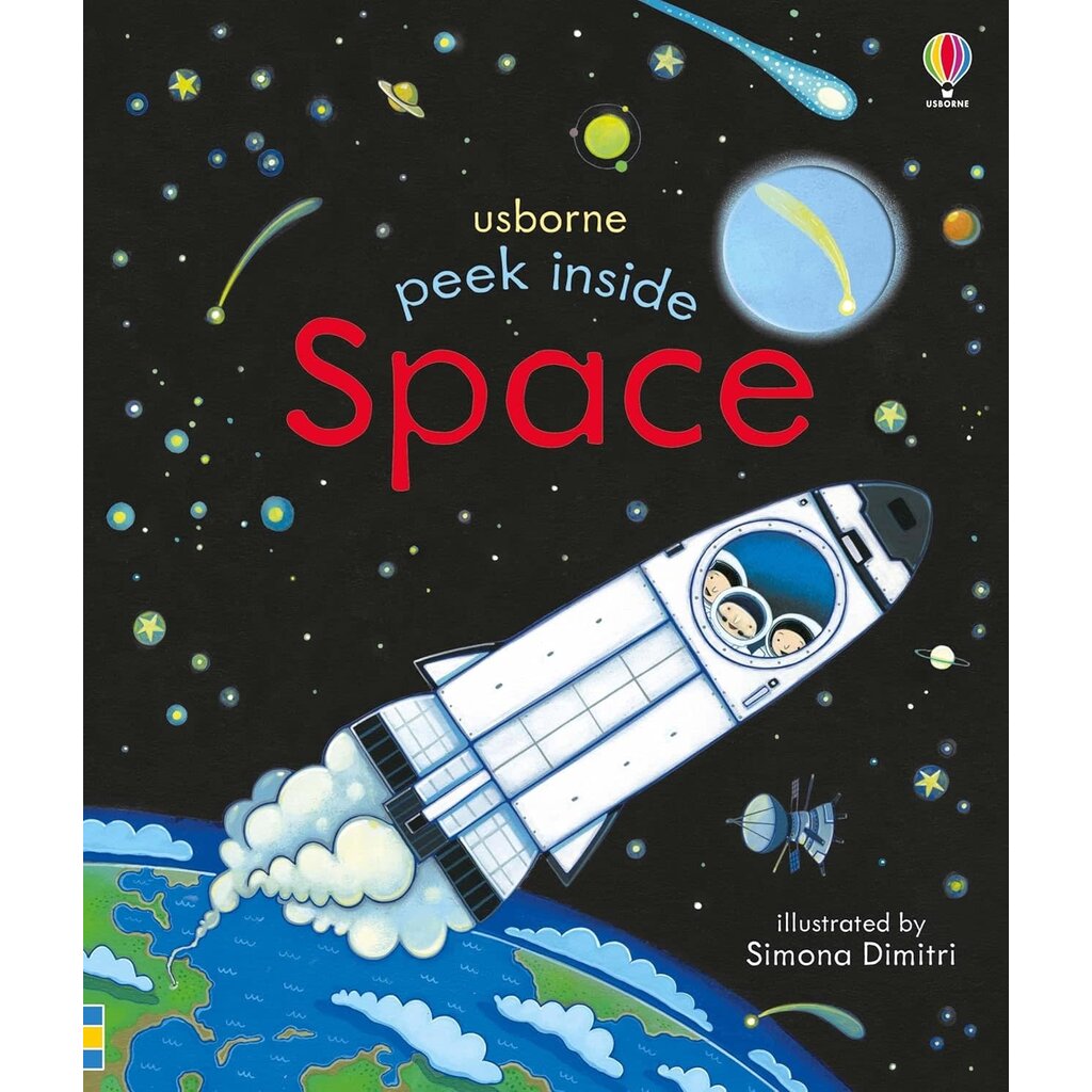 Peek Inside Space Kids Book