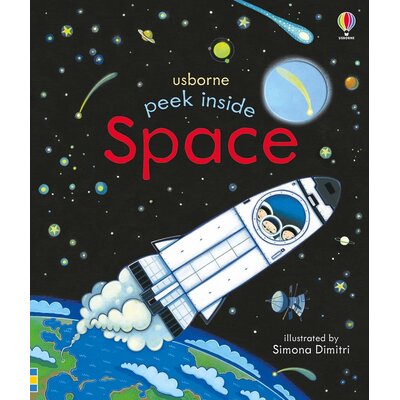 Peek Inside Space Kids Book
