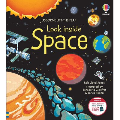 Look Inside Space Kids Book