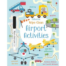 Wipe Clean Airport Activities Kids Activity Book