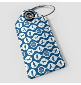 WHAT-2 Pan Am Silhouette Luggage Tag