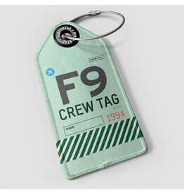 WHAT-2 F9 Crew Luggage Tag