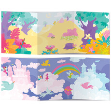 WHTPS- Reusable Sticker Tote Unicorn Land Kids Activity