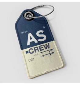 WHAT-2 AS Crew Luggage Tag