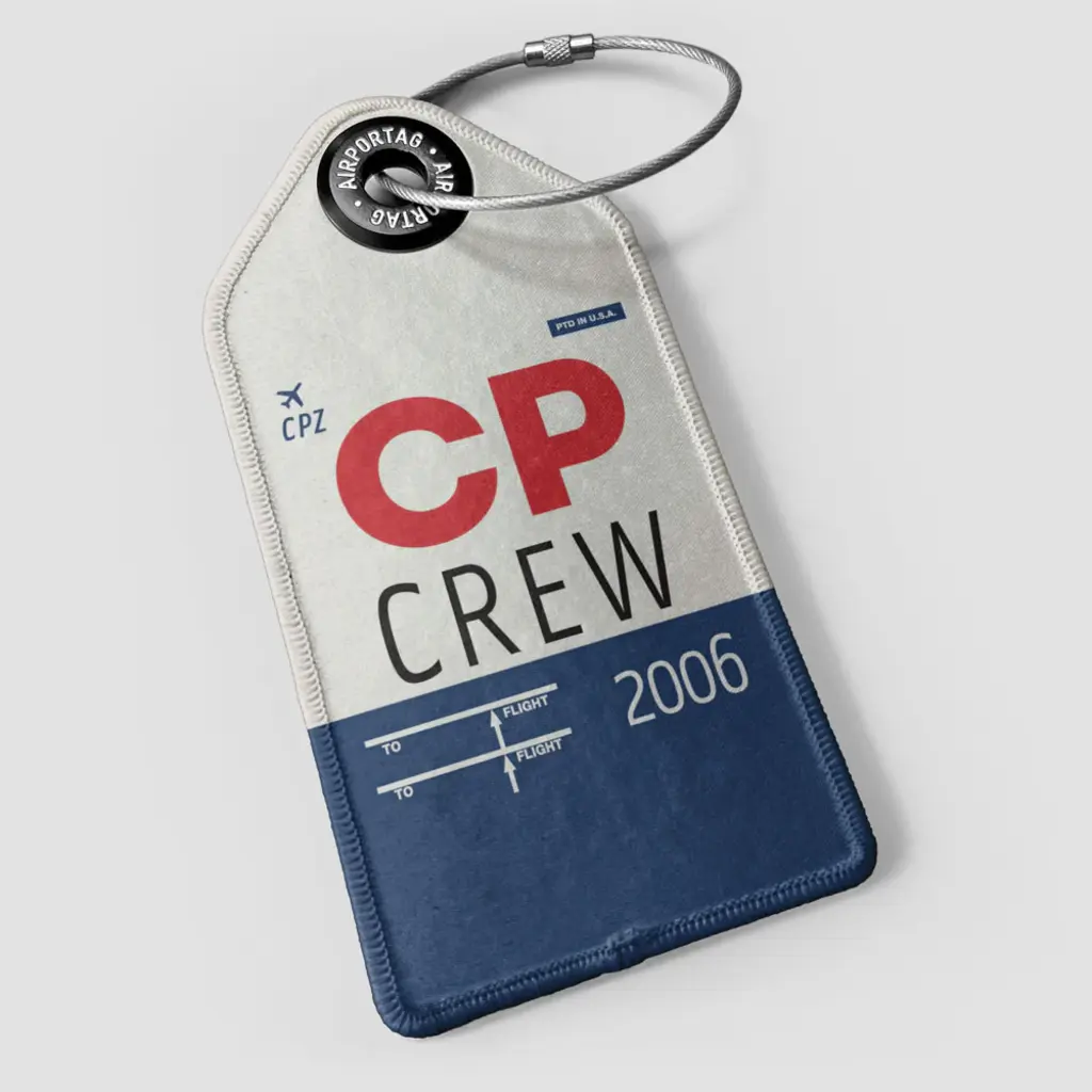 WHAT-2 CP Crew Luggage Tag