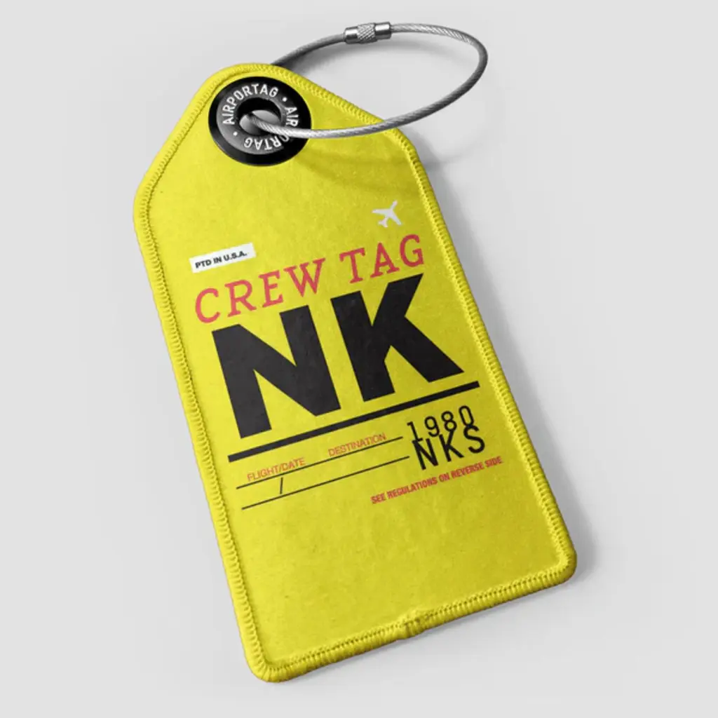 WHAT-2 NK Crew Luggage Tag