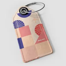 WHAT-2 Pan Am Bauhaus Pink Luggage Tag