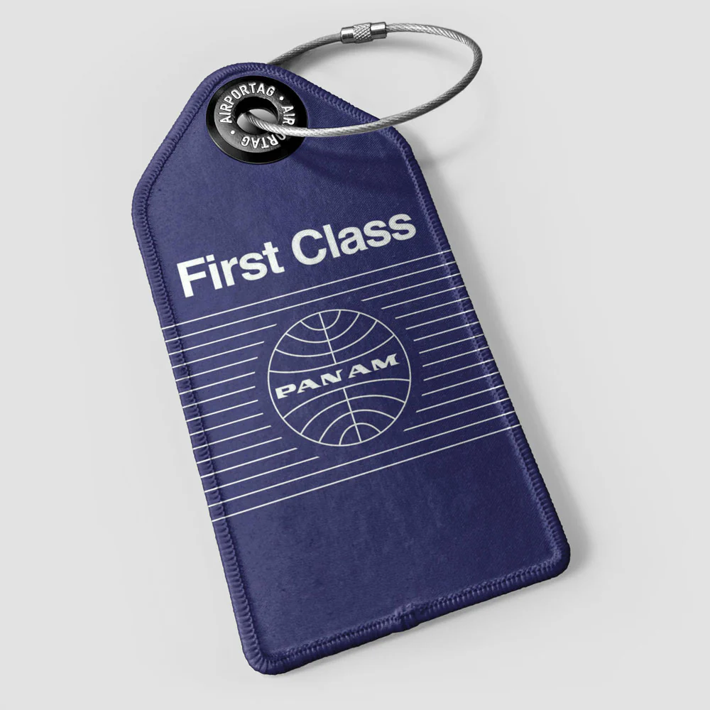 Pan Am First Class Luggage Tag - Planewear