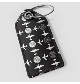 WHAT-2 Pan Am Plane Pattern Luggage Tag