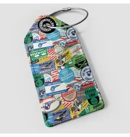 WHAT-2 Pan Am Travel Stickers Luggage Tag