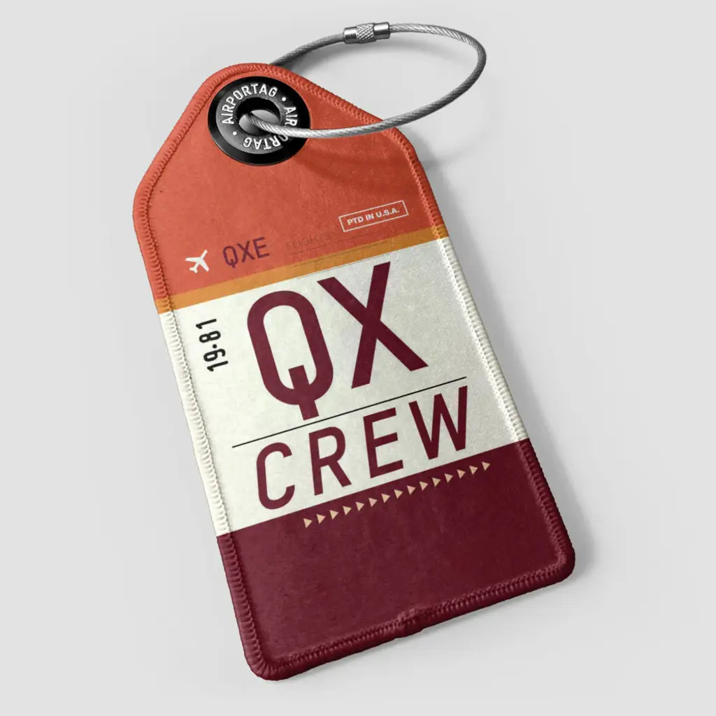 WHAT-2 QX Crew Luggage Tag
