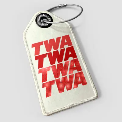 WHAT-2 TWA Fading Luggage Tag