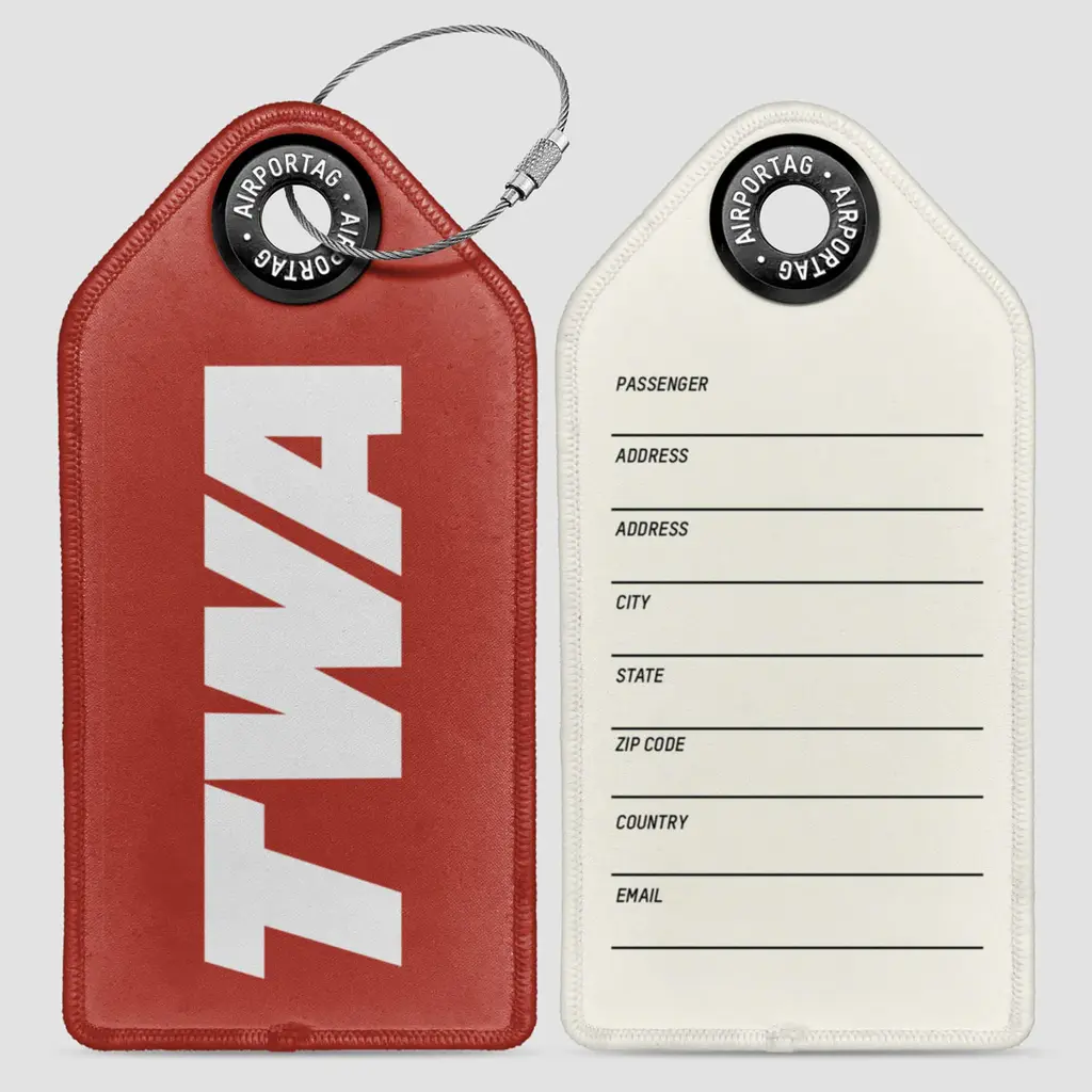 WHAT-2 TWA Luggage Tag