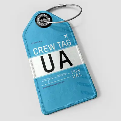 WHAT-2 UA Crew Luggage Tag