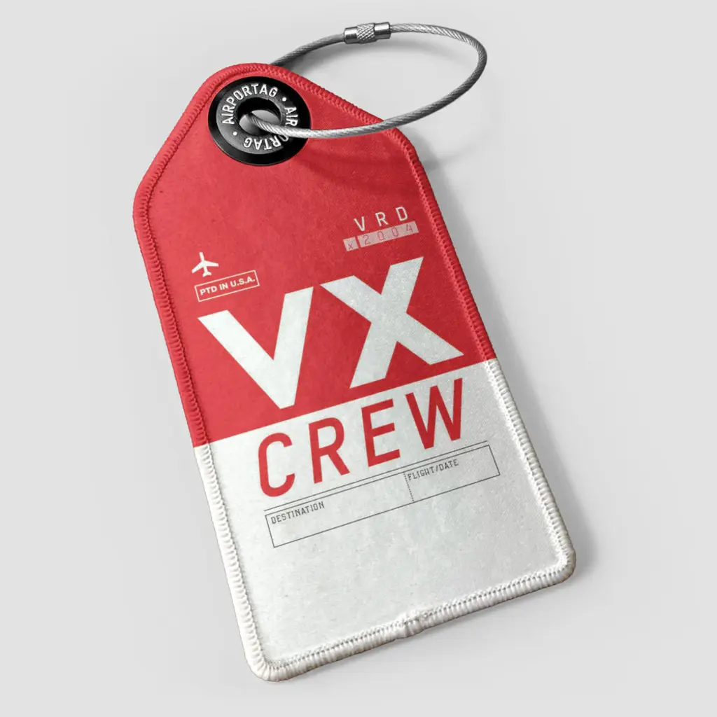 WHAT-2 VX Crew Luggage Tag