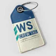 WHAT-2 WS Crew Luggage Tag