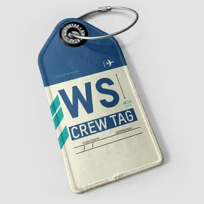 WHAT-2 WS Crew Luggage Tag