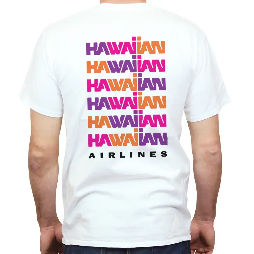 WHMS- Hawaiian Airlines Stacked Logo Mens T-shirt