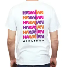 WHMS- Hawaiian Airlines Stacked Logo Mens T-shirt