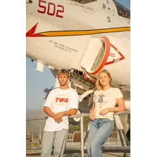 WHMS- TWA Double Globe Logo Mens T-shirt