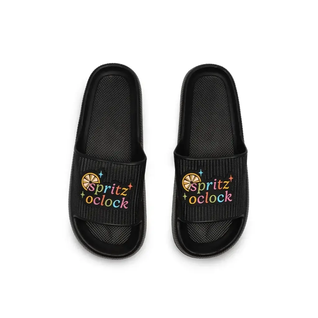 WHLR- Pool Slides Spritz O'clock Slippers