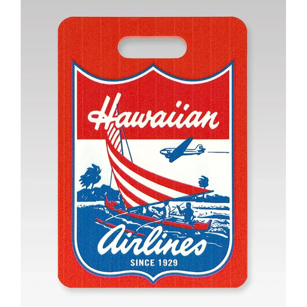 WHMS- Hawaiian Airlines Crest Luggage Tag