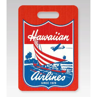 WHMS- Hawaiian Airlines Crest Luggage Tag