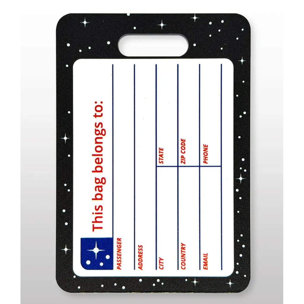 WHMS-  NASA Meatball Luggage Tag