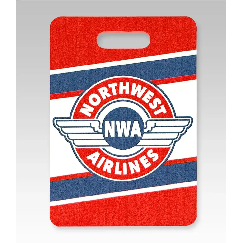 WHMS-  Northwest Airlines Logo Luggage Tag