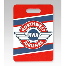 WHMS-  Northwest Airlines Logo Luggage Tag