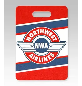 WHMS- Northwest Airlines Logo Luggage Tag