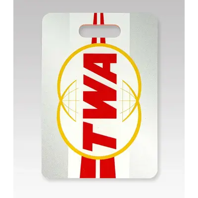 WHMS- TWA Double Globe Logo Luggage Tag