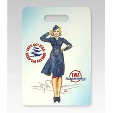 WHMS- TWA Pin Up Luggage Tag