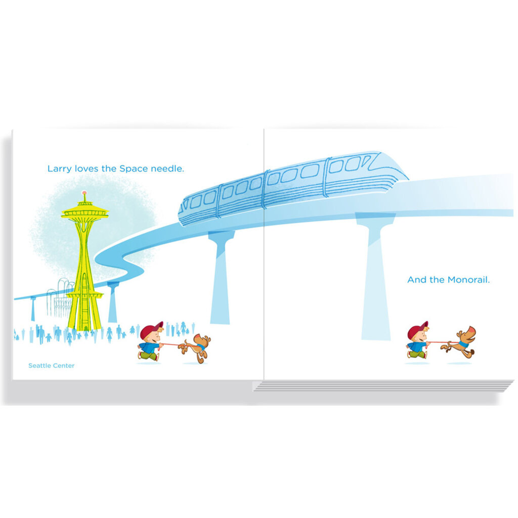 Larry Loves Seattle Kids Book