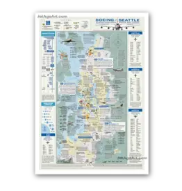 WHJAA Boeing and Seattle Aviation History Art Print