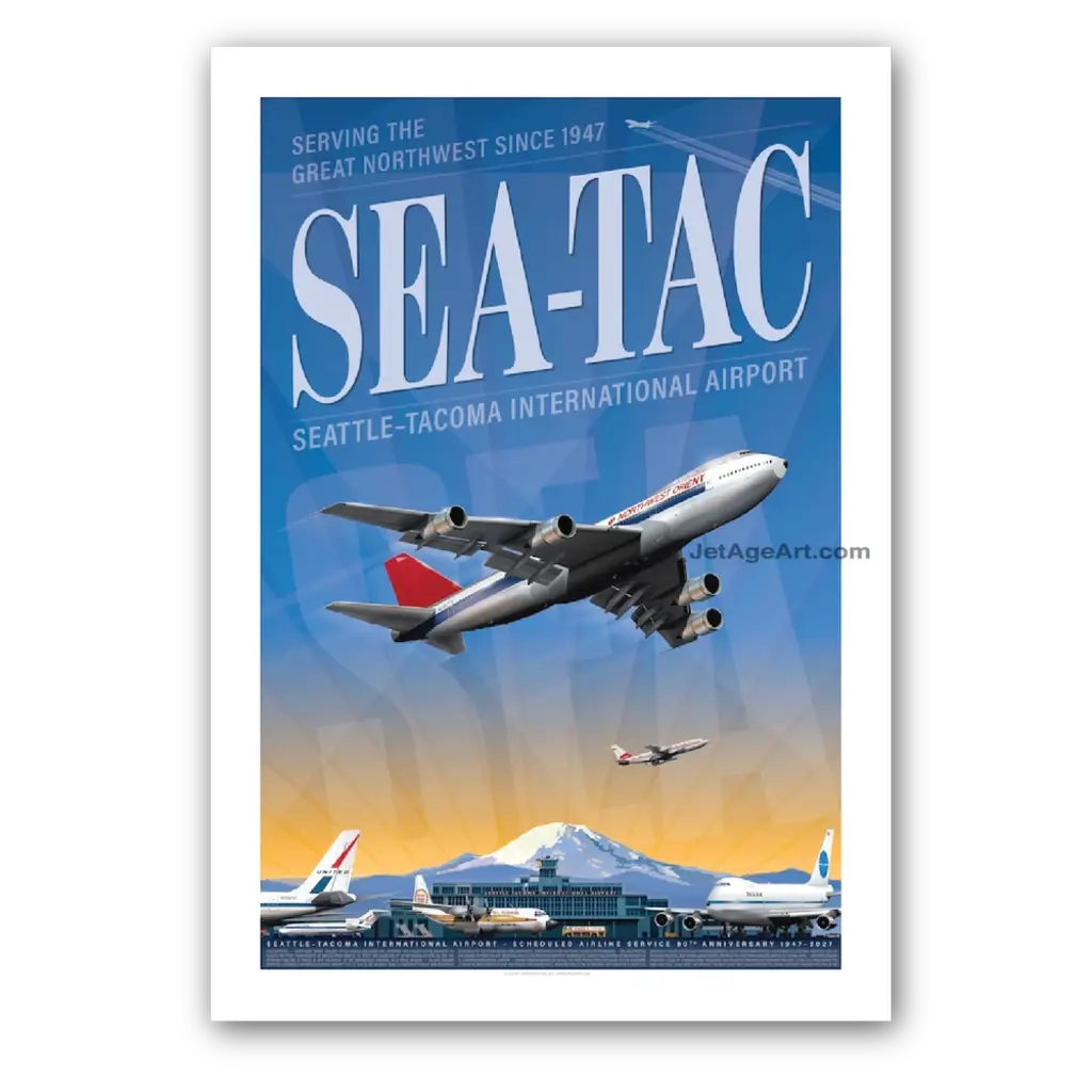 WHJAA Sea-Tac Airport Art Print