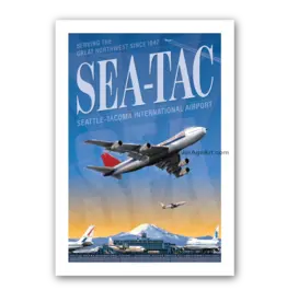 WHJAA Sea-Tac Airport Art Print