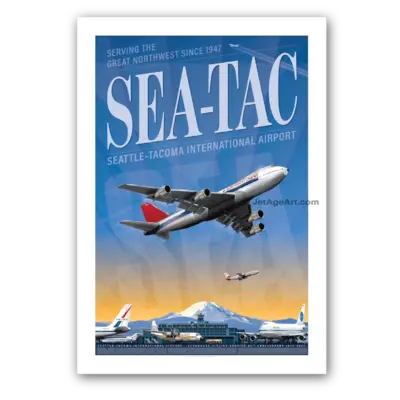 WHJAA Sea-Tac Airport Art Print