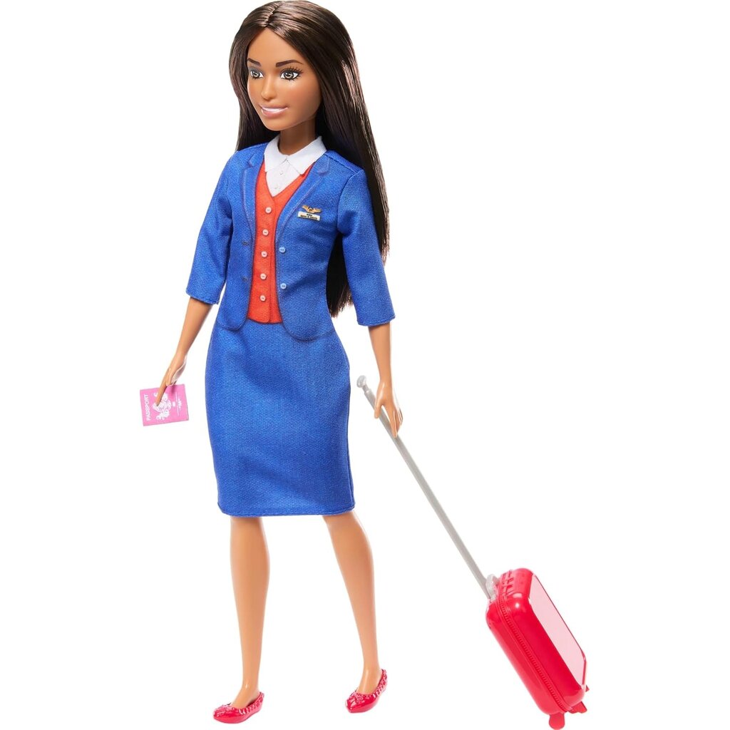 WHACD- Barbie Flight Attendant Kids Toy