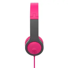 WHJLB- JBuddies Folding On-Ear Kids Wired Headphones Pink/Grey