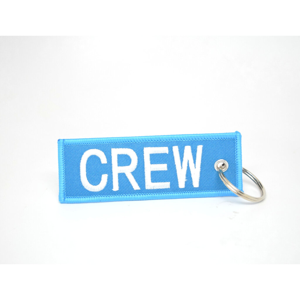 WHSKBNS- CREW Bag Tag Keychain - Blue